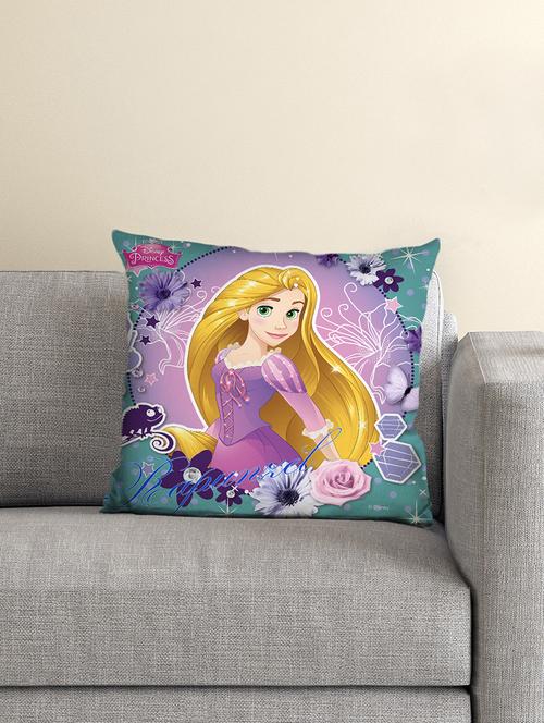 disney- athom trendz- princess rapunzel cushion cover with filled cushion 16x16 - 15828326 - Very Small Image - 1