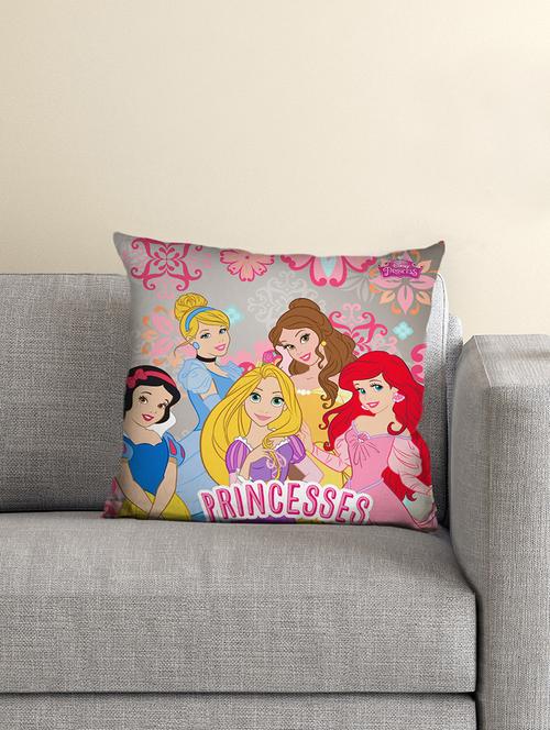 disney- athom trendz- princess cushion cover with filled cushion 16x16 - 15828327 - Very Small Image - 1