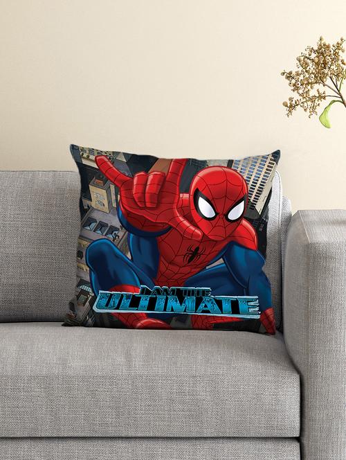 marvel- athom trendz- spider man cushion cover with filled cushion 16x16 - 15828366 - Very Small Image - 1