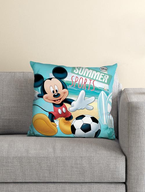disney- athom trendz- mickey mouse cushion cover with filled cushion 16x16 - 15828413 - Very Small Image - 1