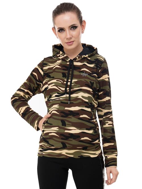 camouflage print hooded sweatshirt - 15828854 - Very Small Image - 1