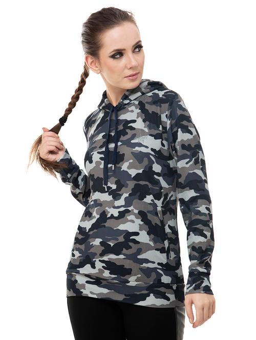 camouflage print hooded sweatshirt - 15828863 - Very Small Image - 1