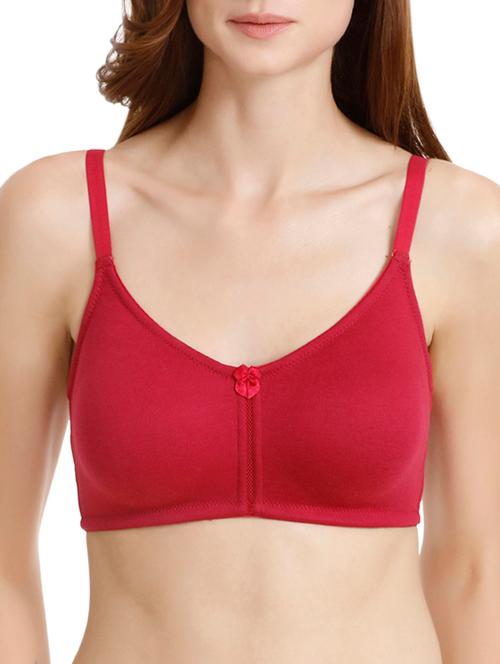 lace insert bow patch bra - 15829023 - Very Small Image - 1
