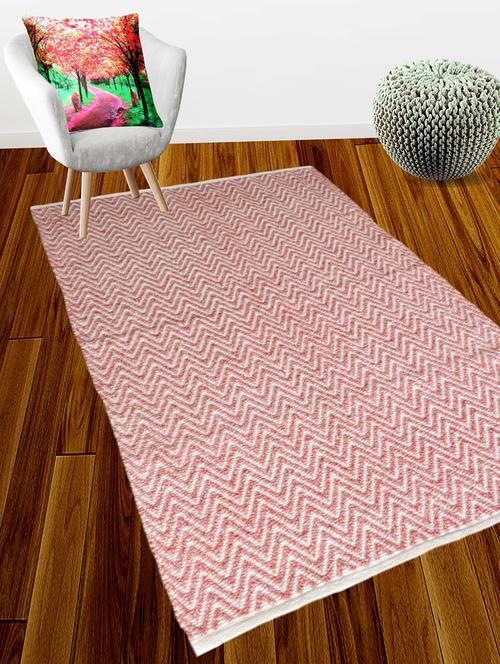 avioni handloom cotton designer durries-92x152 cm (3x5 ft) - 15829077 - Very Small Image - 1