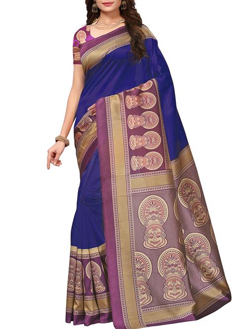 conversational printed saree - 15830865 - Very Small Image - 1