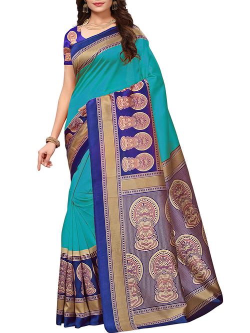 conversational printed saree - 15830866 - Very Small Image - 1