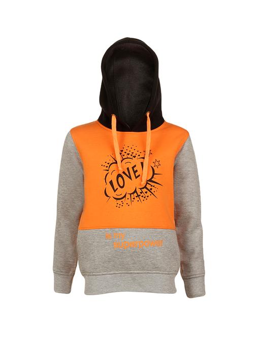 orange fleece sweatshirt - 15831308 - Very Small Image - 1