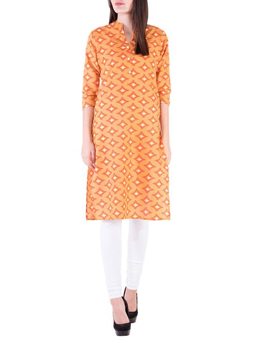 printed straight kurta - 15831630 - Very Small Image - 1