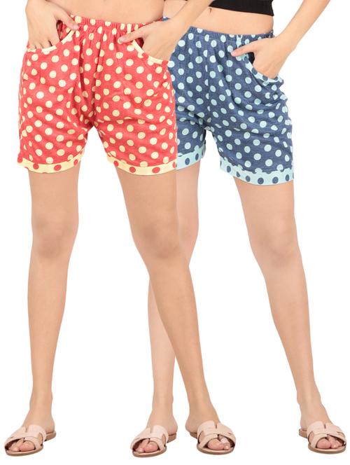 set of 2 polka dotted shorts - 15831674 - Very Small Image - 1