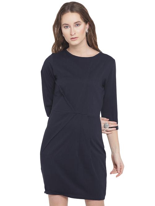 round neck sheath dress - 15833473 - Very Small Image - 1
