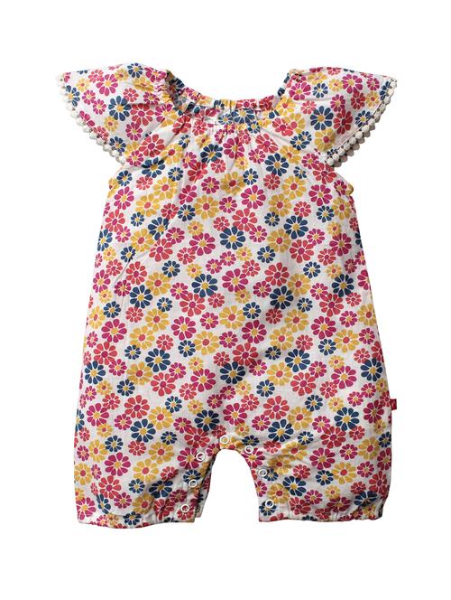 multi colored cotton playsuit - 15835153 - Very Small Image - 1
