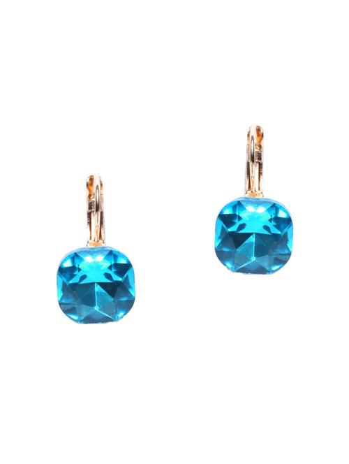 blue gold plated studs earring - 15836158 - Very Small Image - 1