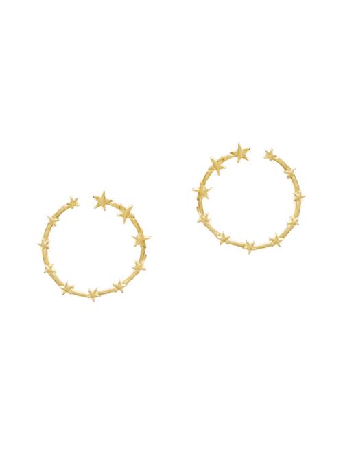 gold plated drop earring - 15836180 - Very Small Image - 1