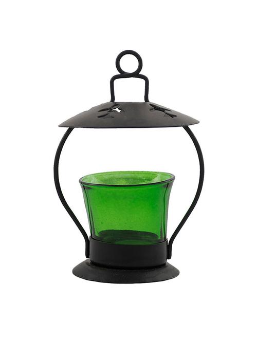 desi karigar iron & glass tea light holder - 15836368 - Very Small Image - 1