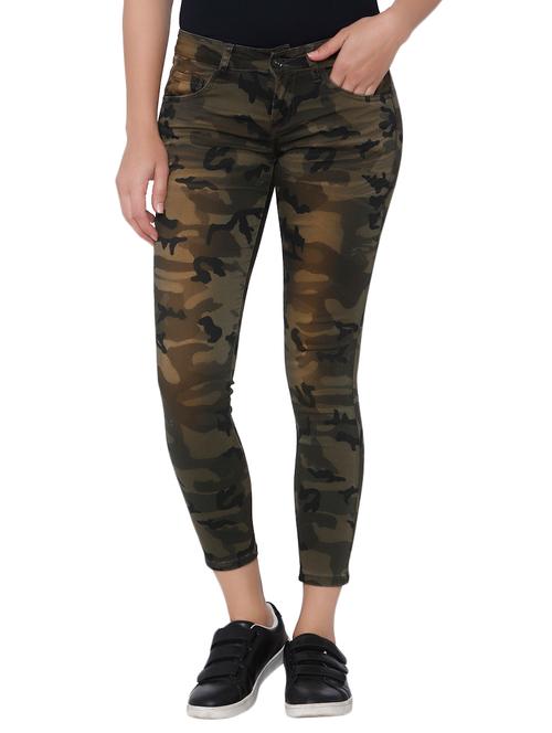 skinny fit camouflage trouser - 15836474 - Very Small Image - 1