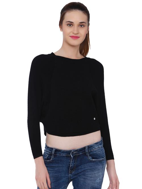 dolman sleeved crop top - 15836699 - Very Small Image - 1