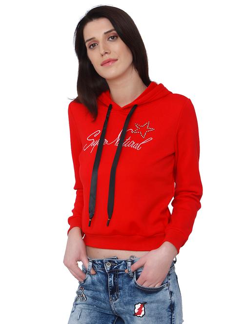 embellished embroidered hooded sweatshirt - 15836700 - Very Small Image - 1