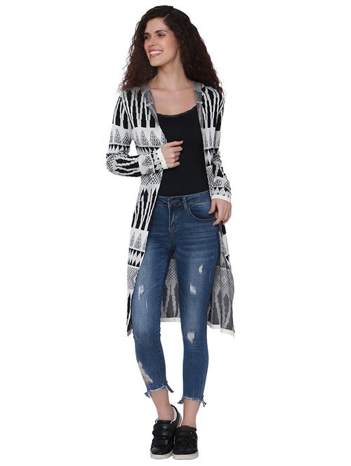 long sleeved hooded shrug - 15836702 - Very Small Image - 1
