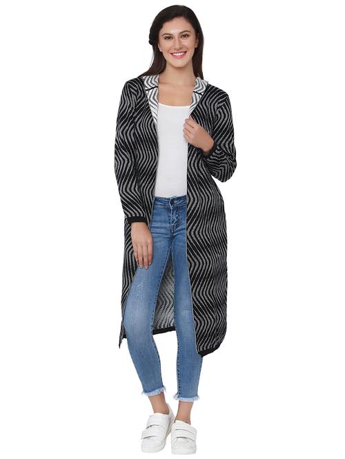 long sleeved hooded shrug - 15836704 - Very Small Image - 1