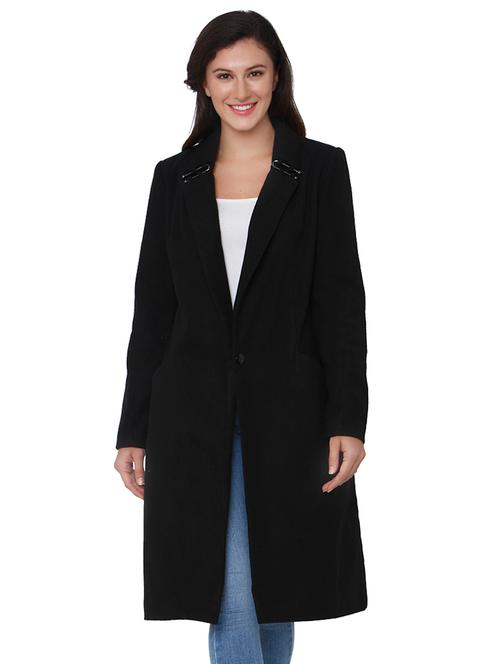 lapel neck pocket detail overcoat - 15836716 - Very Small Image - 1