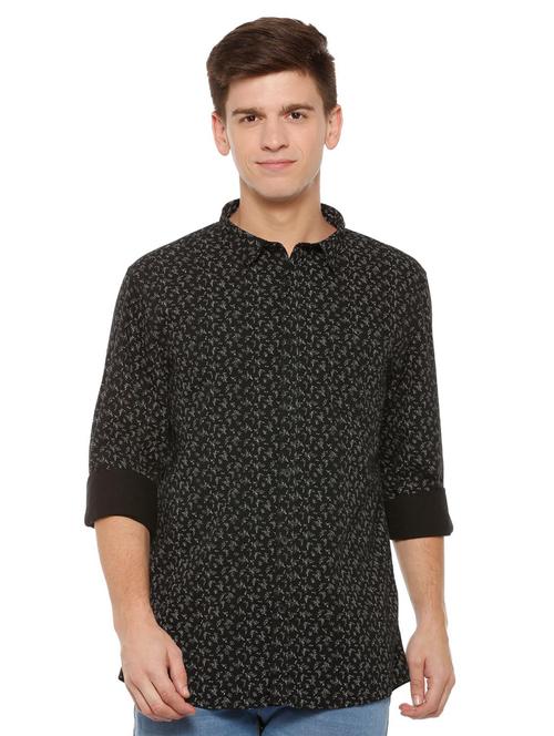 black printed casual shirt - 15837821 - Very Small Image - 1