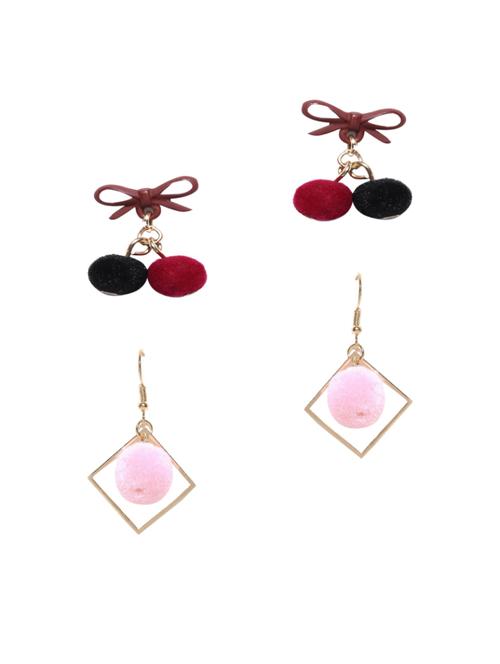 black gold plated combo's. earring - 15839086 - Very Small Image - 1
