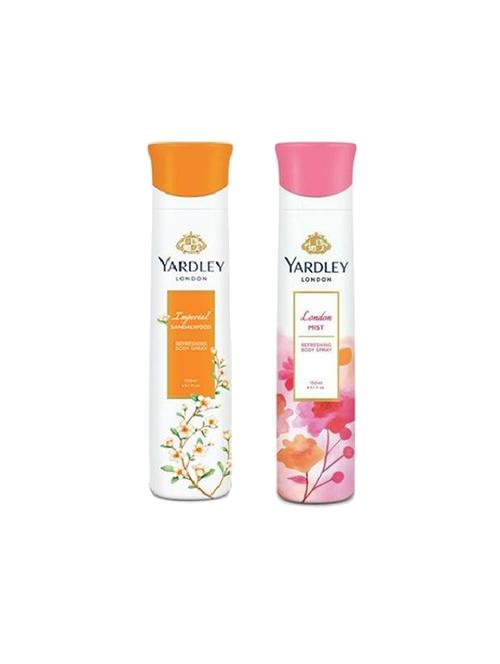 yardley set of 2 deodorants (sandalwood + mist) - 15839194 - Very Small Image - 1