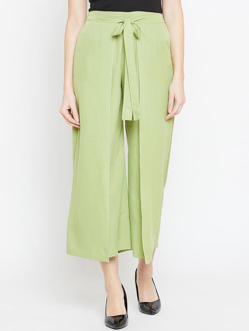 tie front layered palazzo - 15839394 - Very Small Image - 1