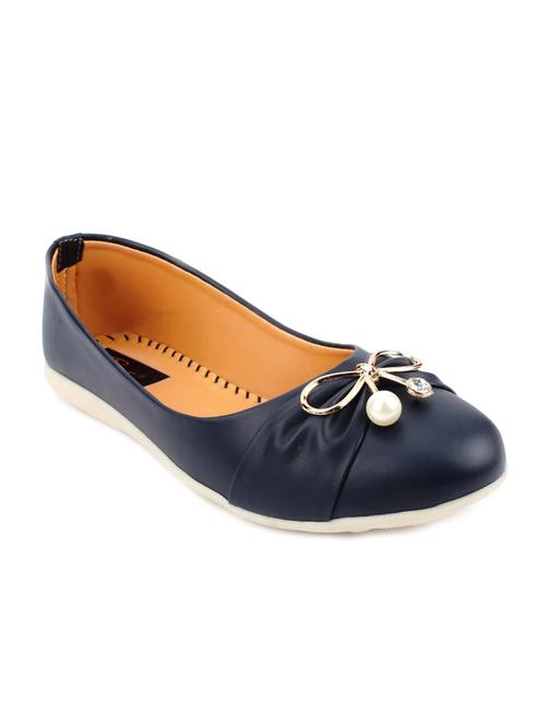 blue slip on ballerinas - 15839957 - Very Small Image - 1