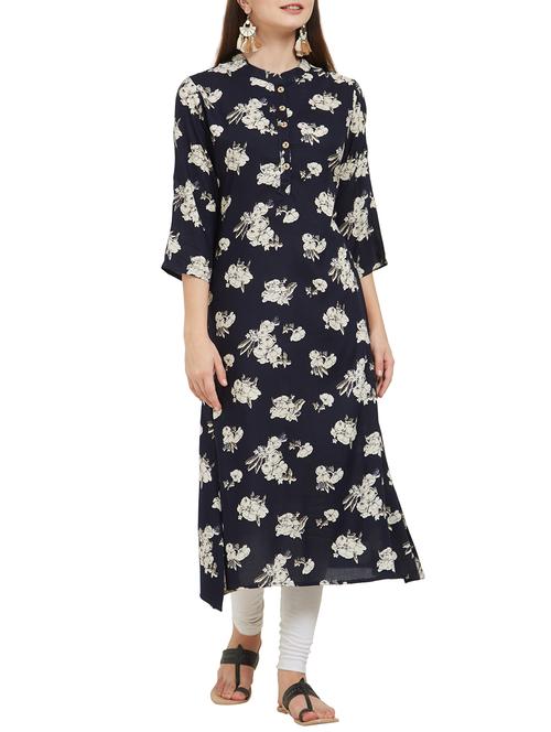 floral a-line kurta - 15842328 - Very Small Image - 1