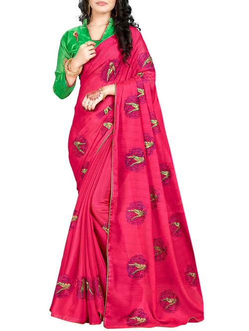 conversational embroidered saree with blouse - 15842519 - Very Small Image - 1