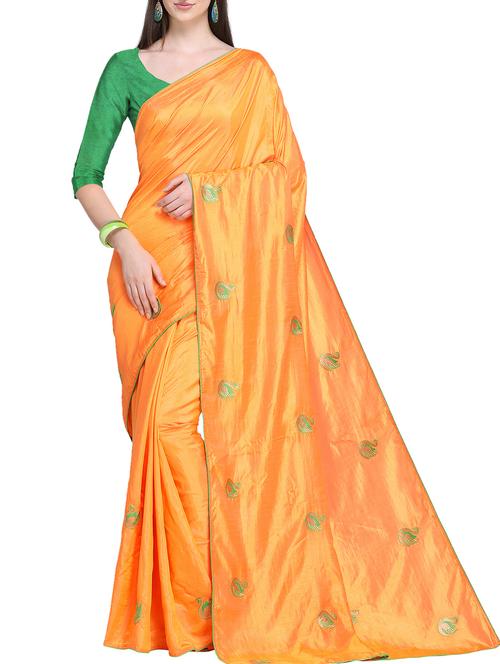 conversational embroidered saree with blouse - 15842546 - Very Small Image - 1