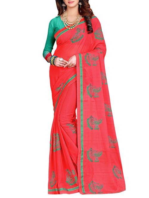 conversational embroidered saree with blouse - 15842558 - Very Small Image - 1