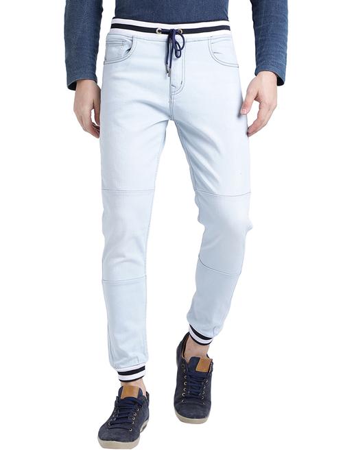 blue cotton joggers - 15843167 - Very Small Image - 1