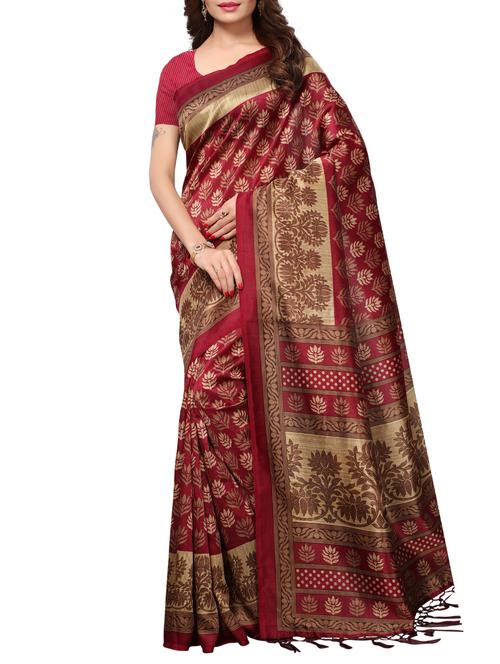 conversational printed maysore art silk saree with blouse - 15843681 - Very Small Image - 1