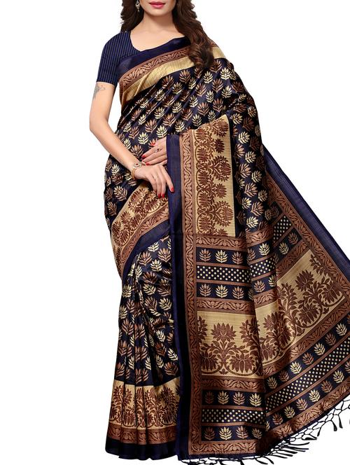 conversational printed maysore art silk saree with blouse - 15843683 - Very Small Image - 1