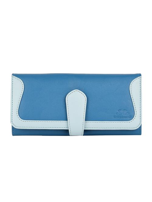 blue leatherette (pu wallet - 15843920 - Very Small Image - 1