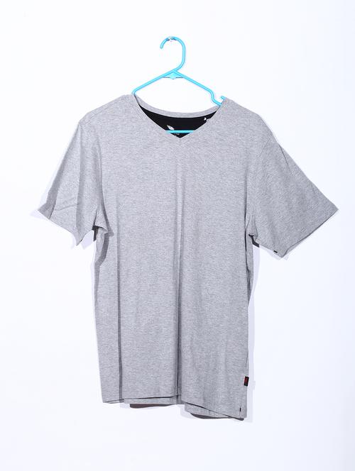 grey cotton tshirt - 15844640 - Very Small Image - 1