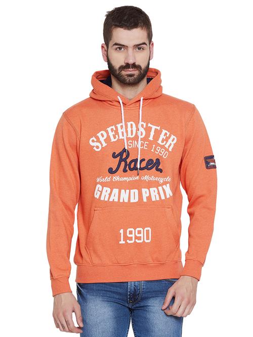 orange cotton sweatshirt - 15845393 - Very Small Image - 1