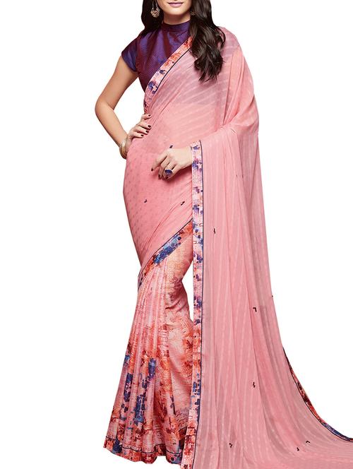 abstract printed saree - 15846853 - Very Small Image - 1
