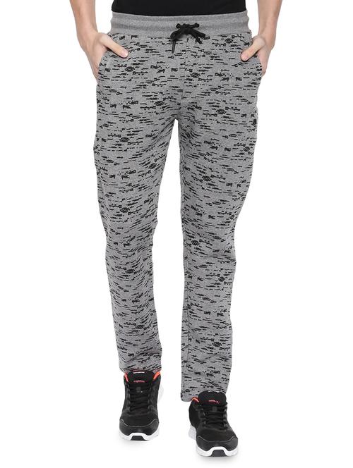 grey acrylic full length track pant - 15848761 - Very Small Image - 1