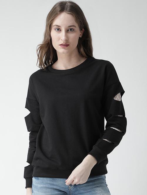 cut out sleeved sweatshirt - 15850091 - Very Small Image - 1