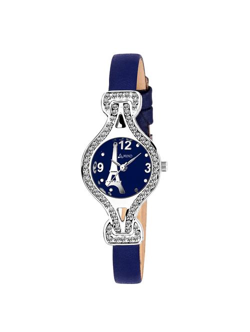 leather strap analog watch (amnladies_809) - 15850483 - Very Small Image - 1