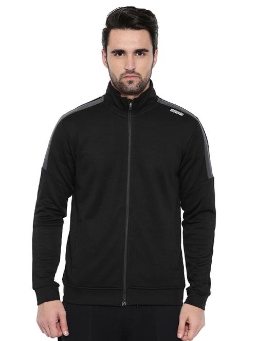 black cotton sweatshirt - 15851178 - Very Small Image - 1