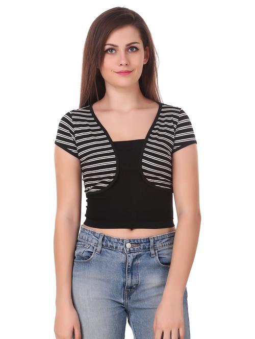 striped short shrug - 15852591 - Very Small Image - 1