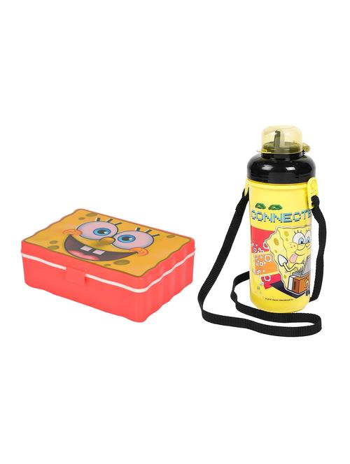 jayco sponge bob red plastic lunch box and bingo big water bottle set for kids - 15852873 - Very Small Image - 1