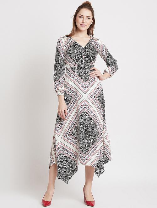 asymmetric hem maxi dress - 15853300 - Very Small Image - 1