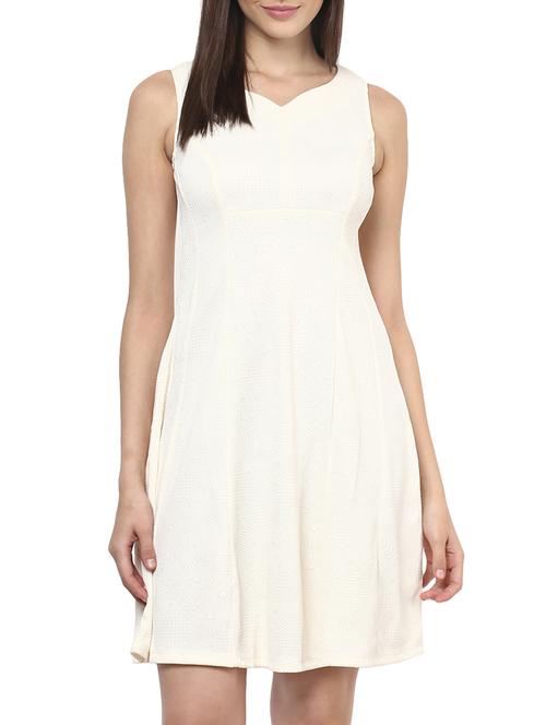 zipper closure a-line dress - 15853441 - Very Small Image - 1