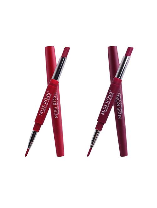 miss rose combo of 2 lip liner plus lipsticks( shade 4 and 5) - 15853801 - Very Small Image - 1