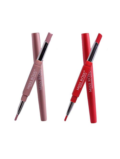 miss rose combo of 2 lip liner plus lipsticks( shade 6 and 8) - 15853811 - Very Small Image - 1